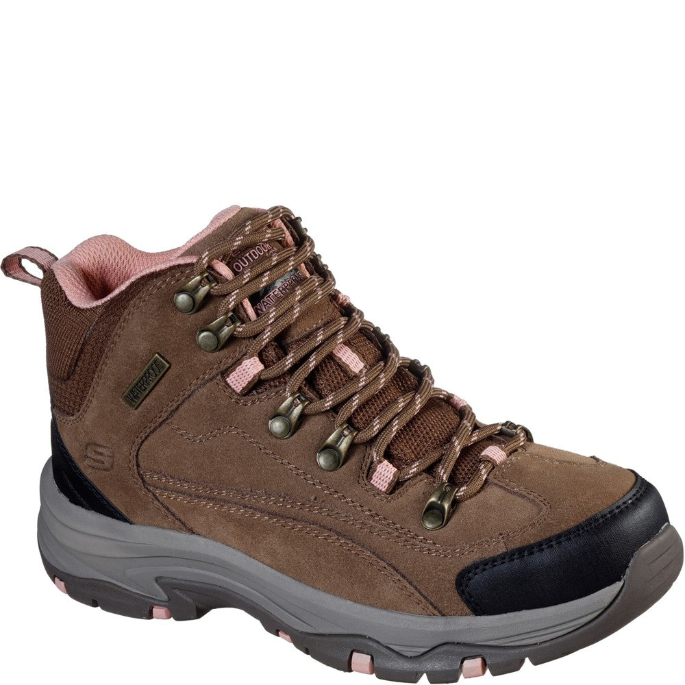Womens Skechers Relaxed Fit: Trego - Alpine Trail Boot Brown | Brantano