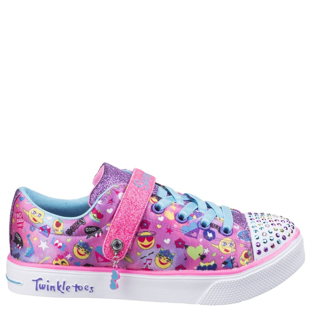 Skechers Twinkle Breeze 2.0 Character Cutie Touch Fastening Trainer