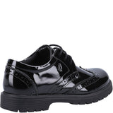 Hush Puppies Sally Patent Senior School Shoes