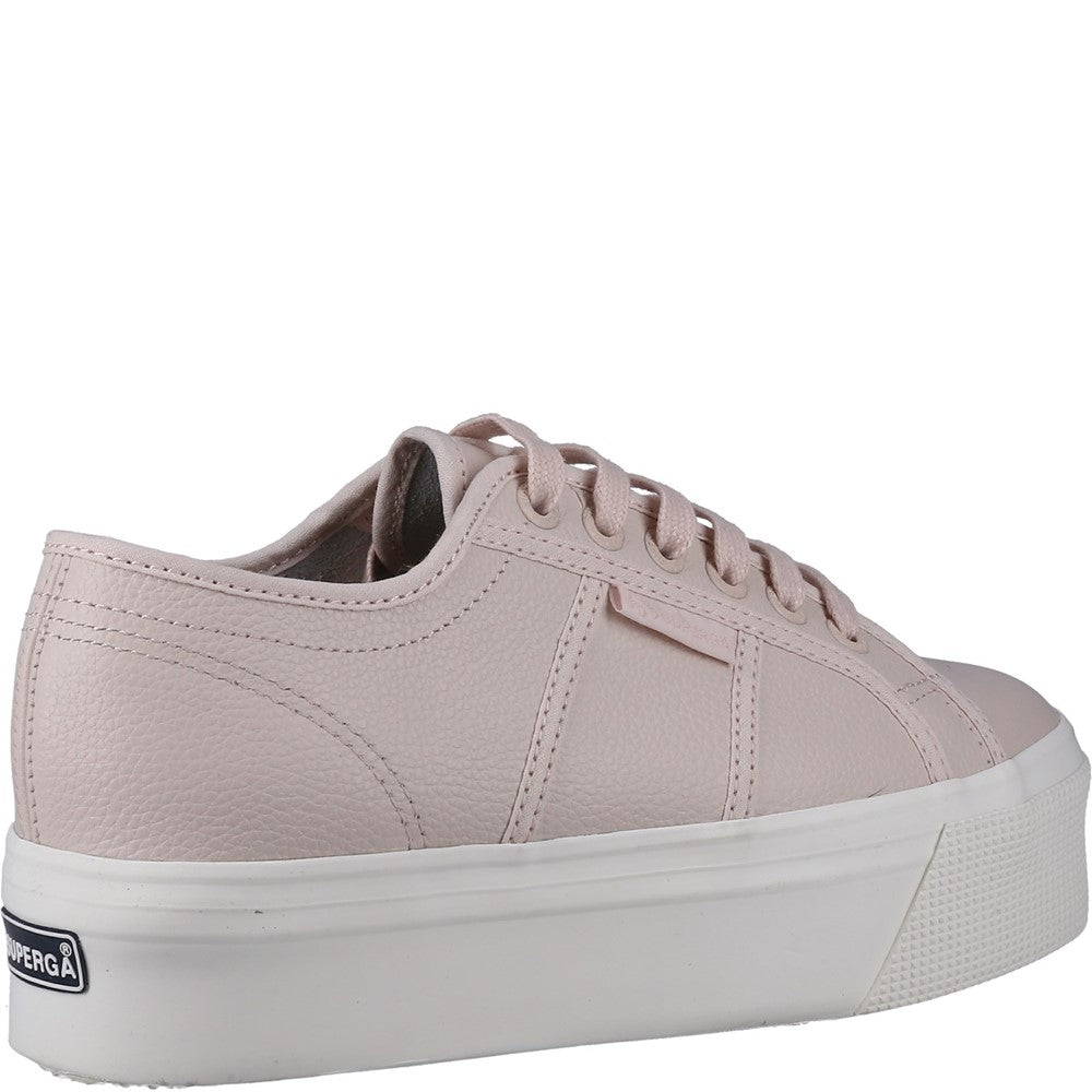 Superga 2790 Tumbled Leather Trainer