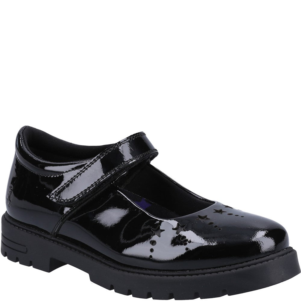 Hush Puppies Sabrina Patent Senior School Shoes