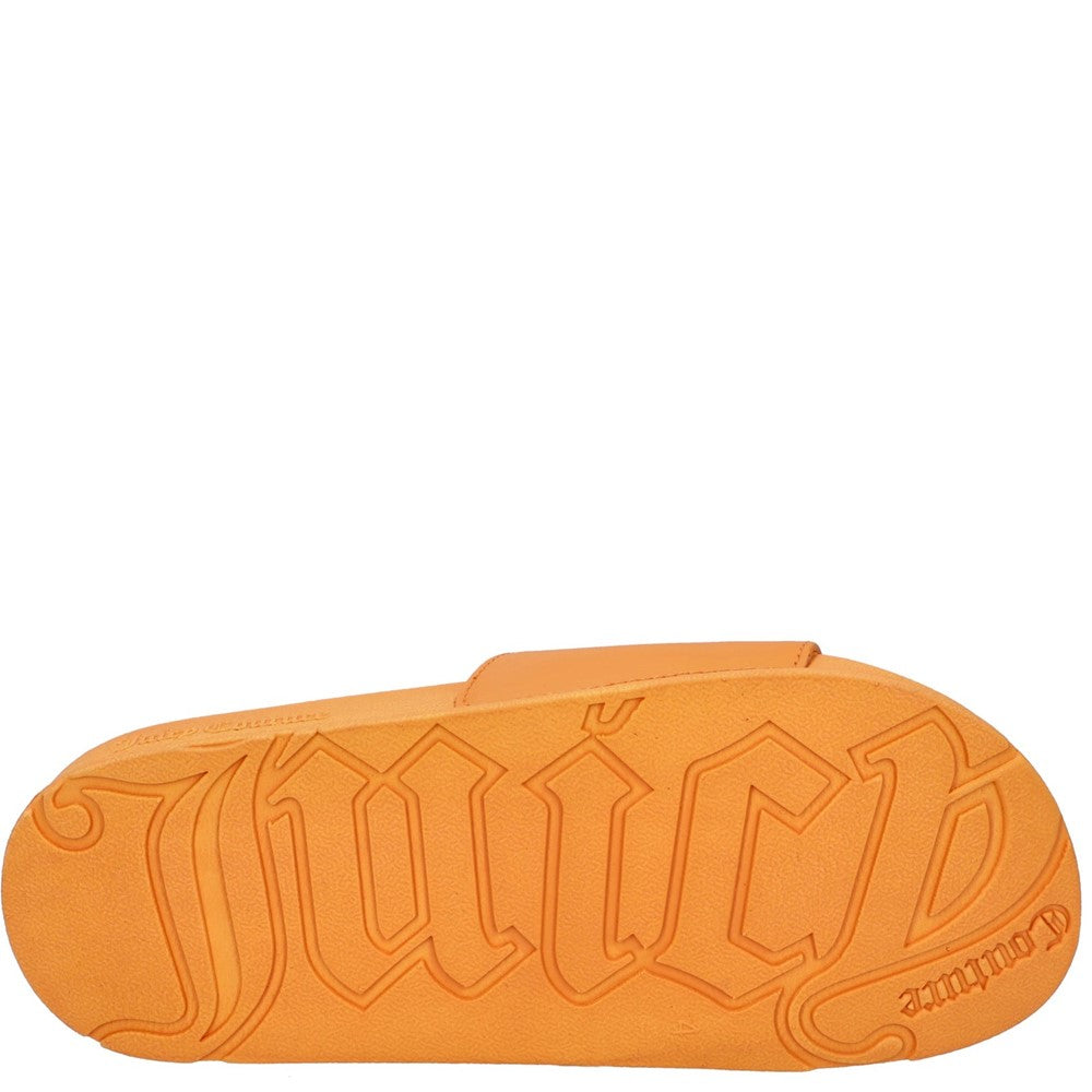 Juicy Couture Collegiate Embossed PU Slider