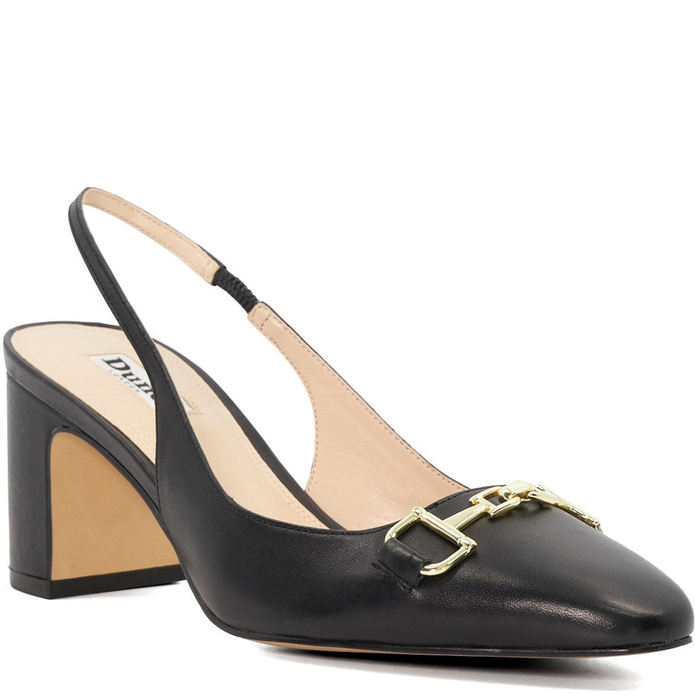 Womens Dune Detailed Court Shoes Black Brantano