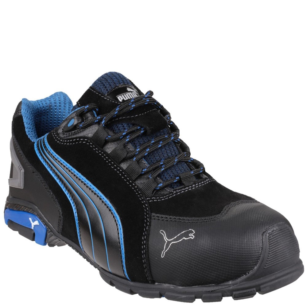 Mens Puma Safety Rio Low Lace up Safety Boot Black Brantano