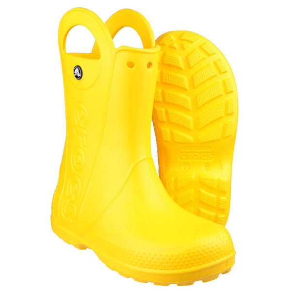 Kids Crocs Handle It Rain Boot Yellow | Brantano