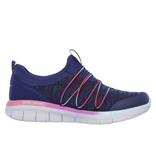 Womens Skechers Synergy 2.0 Simply Chic Sports Shoe Navy | Brantano