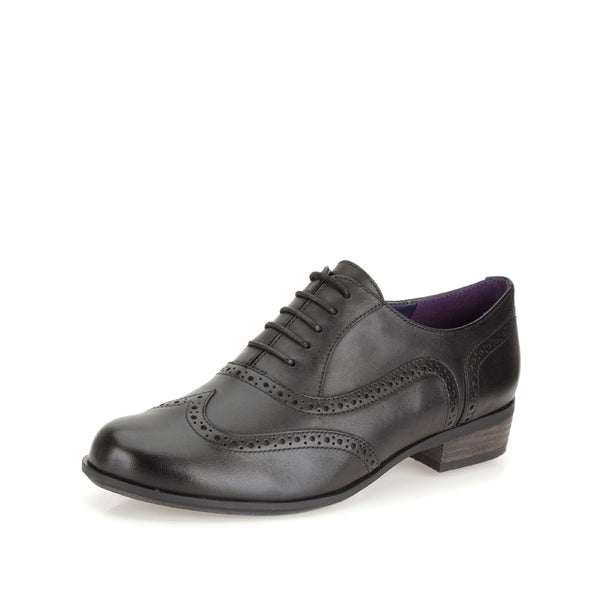 Womens Clarks Hamble Oak Lace Up Shoe Black | Brantano