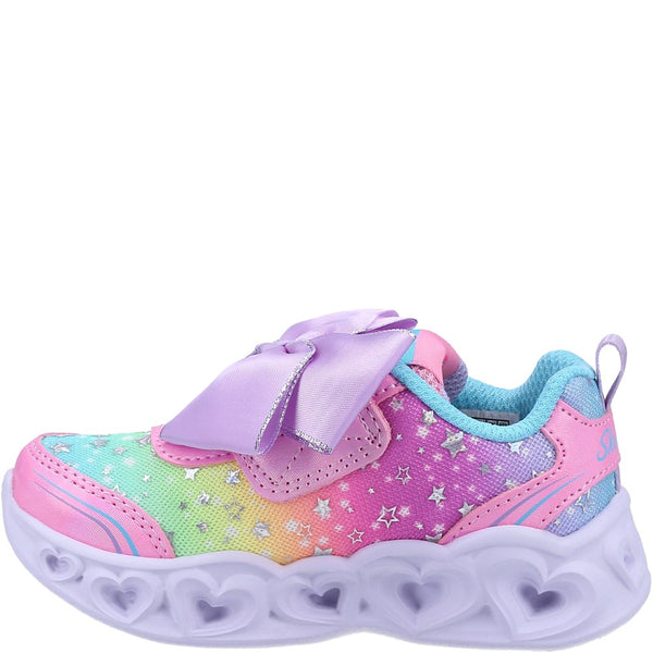 Skechers pink bow on sale shoes