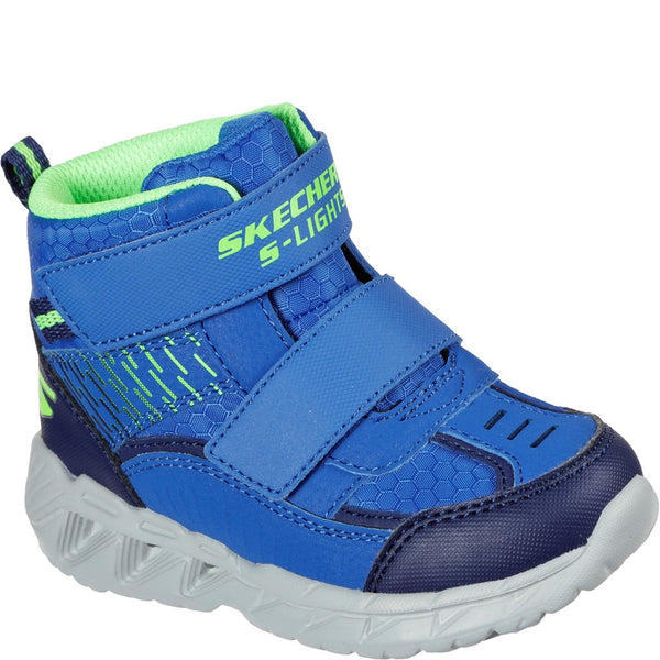Boys Skechers S Lights: Magna-Lights Boot Blue | Brantano