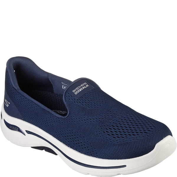 Womens Skechers Go Walk Arch Fit Imagined Trainers Navy | Brantano