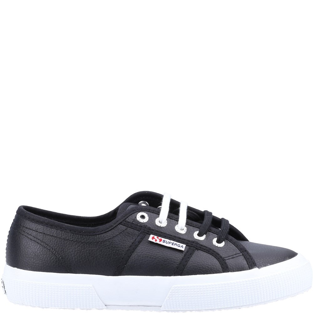 Superga black leather online