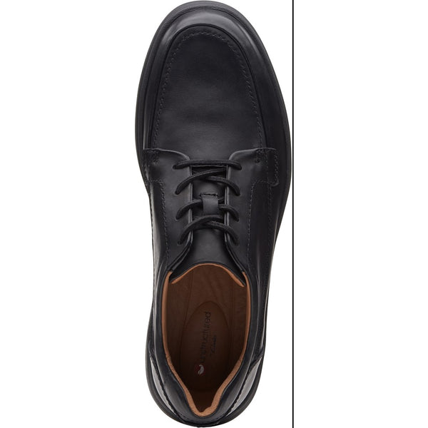 Mens Clarks Un Abode Ease Lace Shoes Black | Brantano
