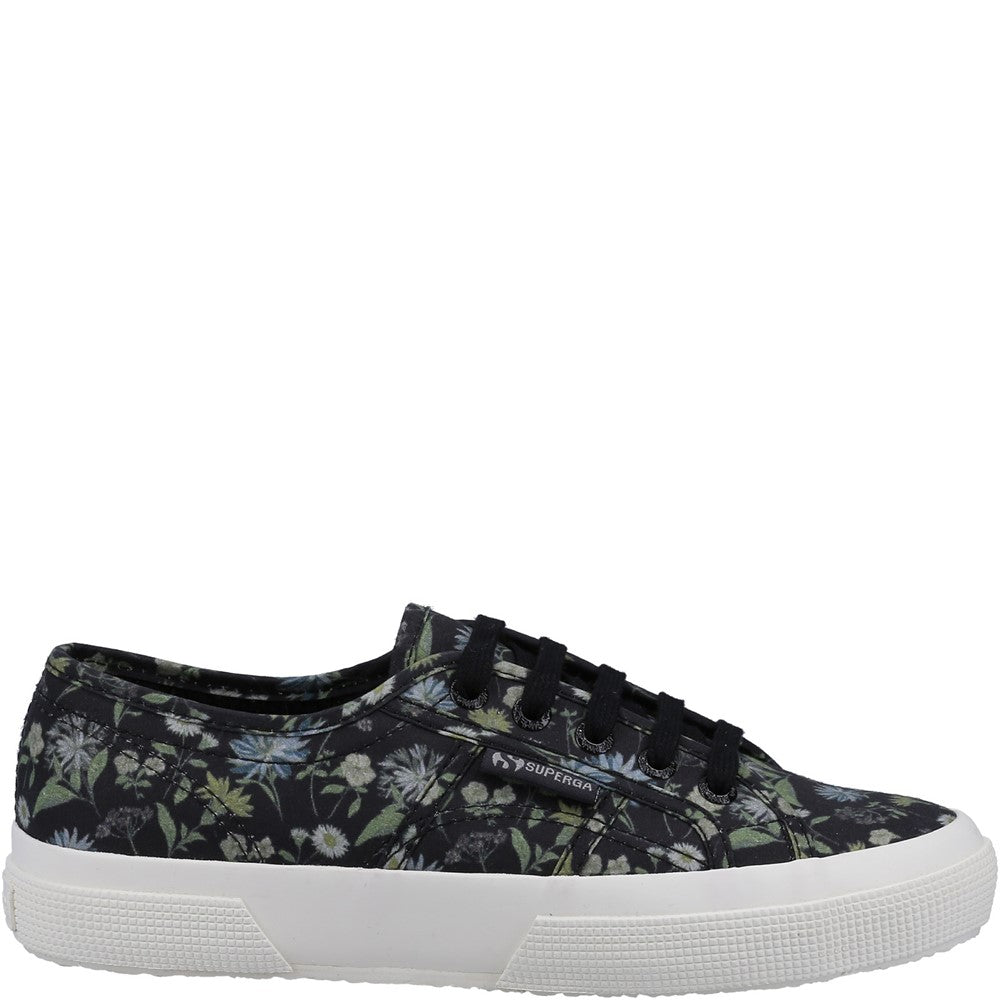 Womens Superga 2750 FLORAL PRINT Trainer Dark Grey Brantano