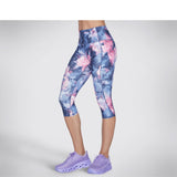 Skechers GO WALK HW Summer Rose Capri Leggings